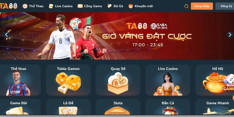 Truy cập trang chủ TA88